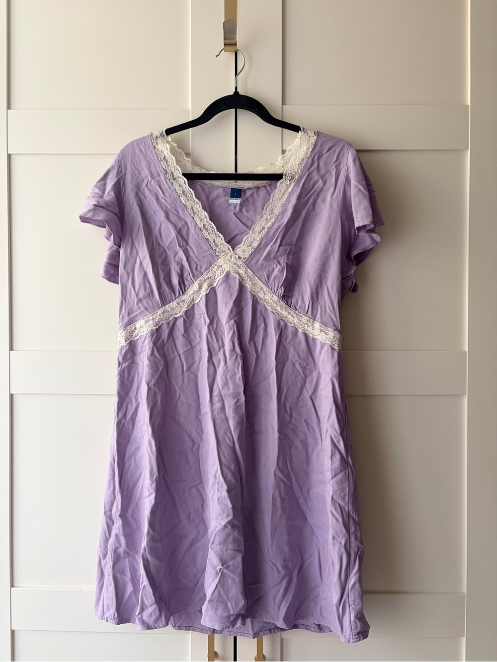 Old Navy Lavender Lace-Trim Chemise